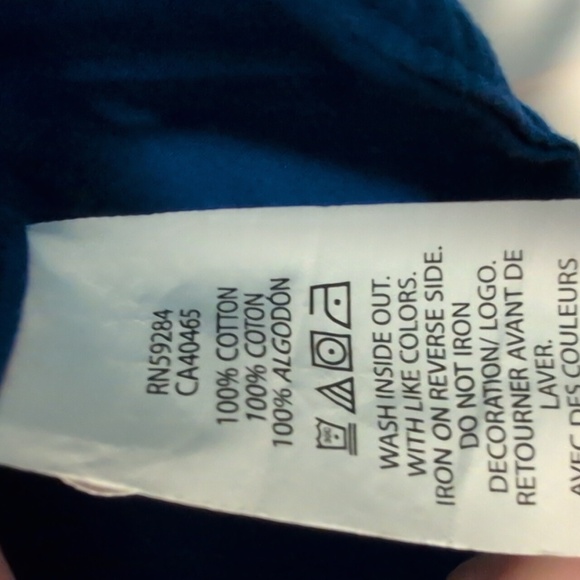 The Children's Place Blue Kids Button Down Size 5/6 - Picture 6 of 6